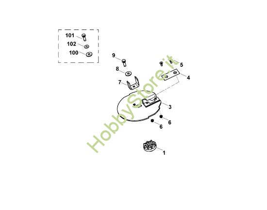 Picture of D - Gruppo lame GE 103