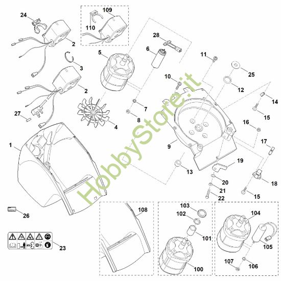 Picture of B - Corpo, Elettromotore GE 150
