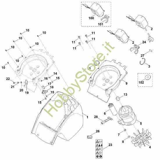 Picture of B - Corpo, Elettromotore GE 250.1