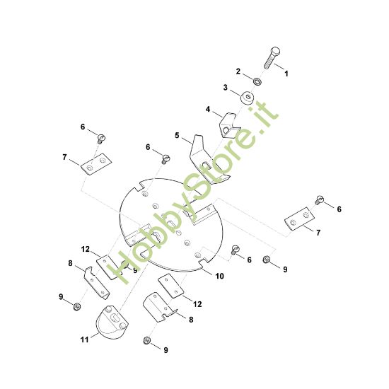 Picture of D - Gruppo lame GE 260