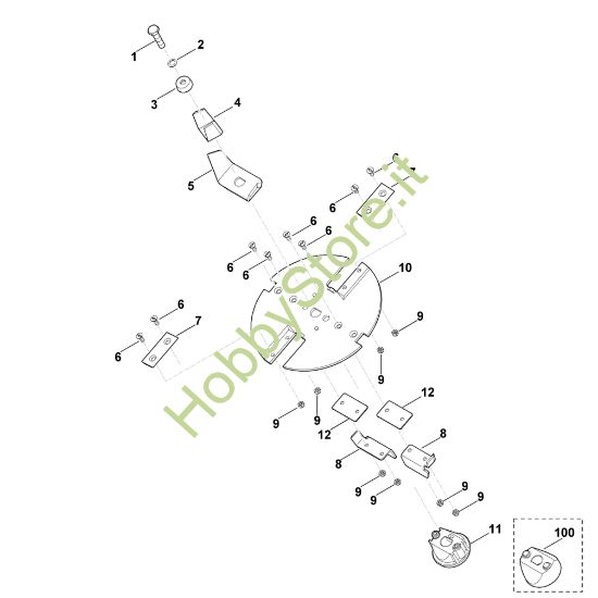 Picture of D - Gruppo lame GE 260.1