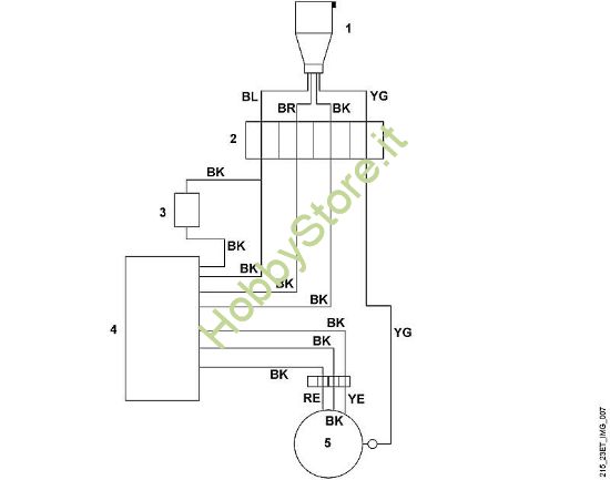 H - Schema elettrico GE 365 GE GE 345 della marca Viking