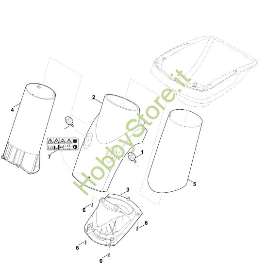 Picture of B - Parte inferiore imbuto GE 355
