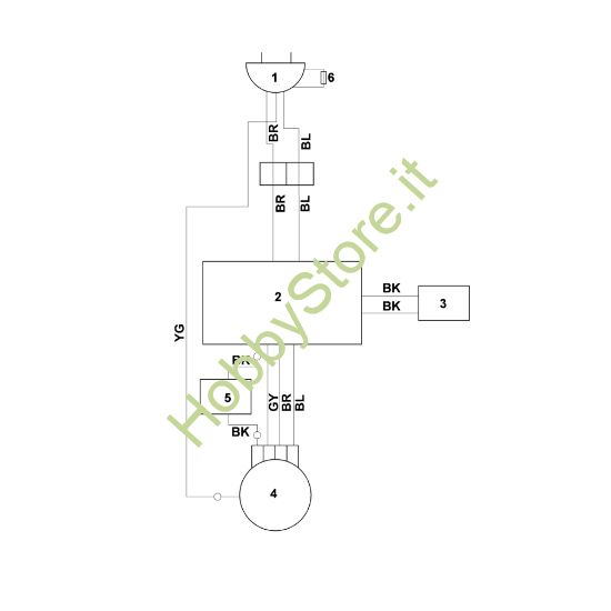 Picture of H - Schema elettrico GE 355 GE 355