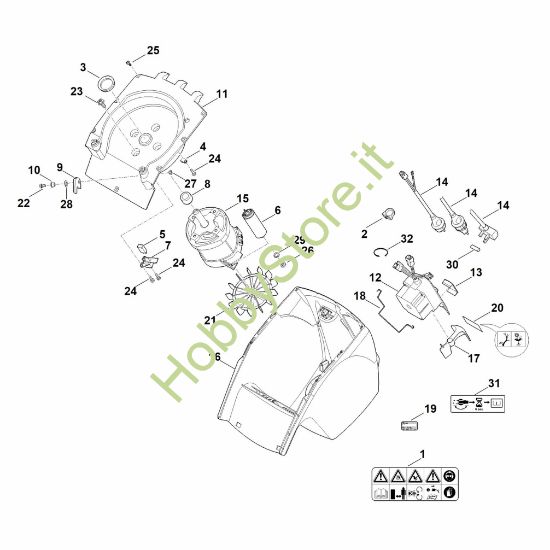 Picture of C - Corpo, Elettromotore GE 355.1