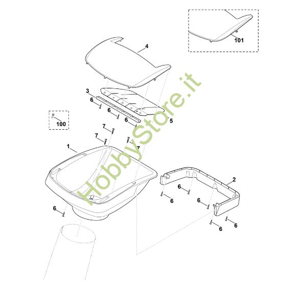 Picture of A - Parte superiore imbuto GE 375
