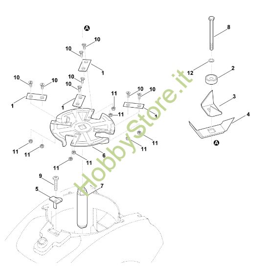 Picture of E - Set lame (triturazione) GE 450.1
