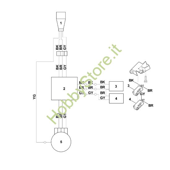 Picture of I - Schema elettrico GE 450.1 GE 450.1