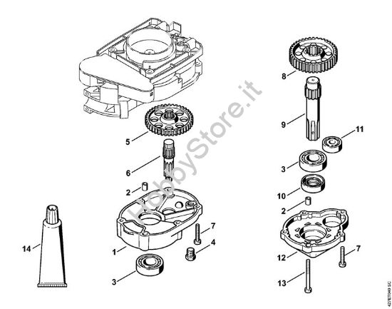 Riduttore BT 121 BT 121 brand Stihl