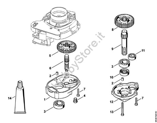 Riduttore BT 131 BT 131 brand Stihl