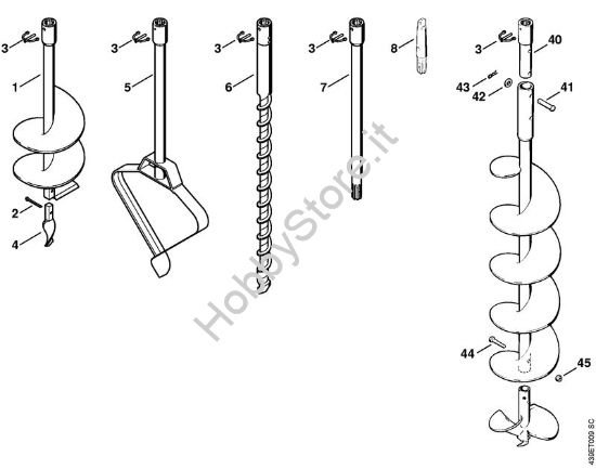 Trapani BT 309 BT 309 brand Stihl