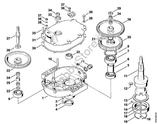 Riduttore BT 360 BT 360 brand Stihl