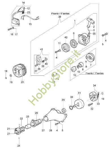 Picture of Avviamento e frizione SPARTA 38 Decespugliatore
