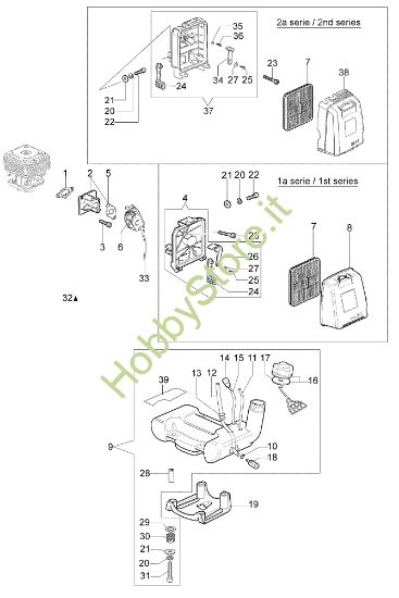 Picture of Serbatoio e filtro aria SPARTA 38 Decespugliatore