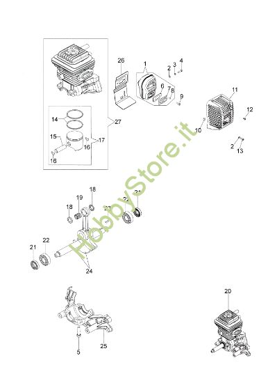 Picture of Motore WP 30 Motopompa