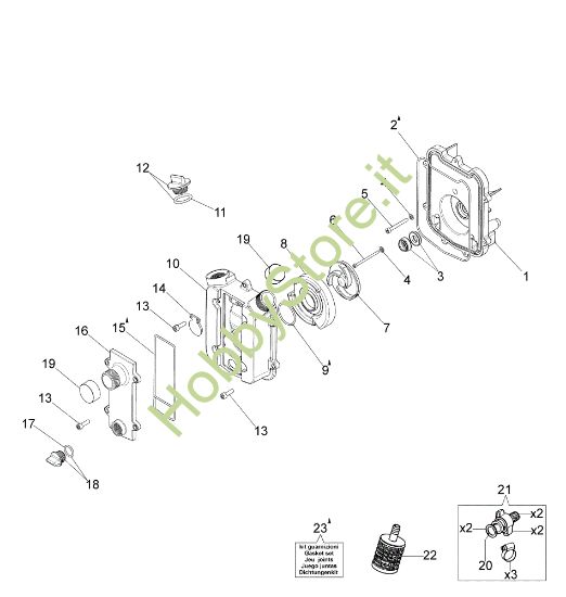 Picture of Gruppo pompa WP 30 Motopompa