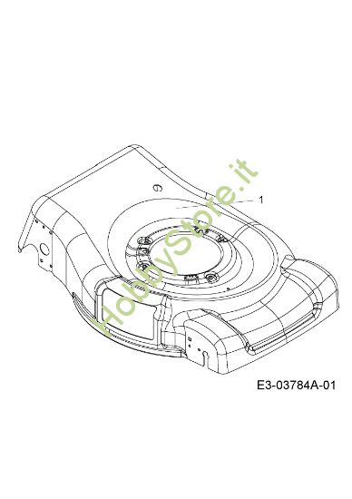 Picture of Carcassa G 55 VBX 4-IN-1 Cat. 2010 Rasaerba