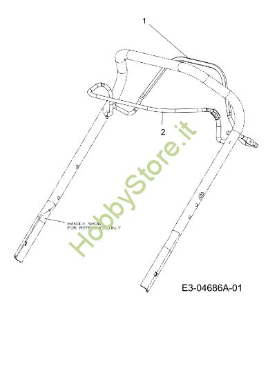 Picture of Leve comandi G 55 VBX 4-IN-1 Cat. 2010 Rasaerba