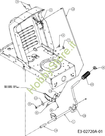 Picture of Pedali POLO 108/17,5 H Trattorino