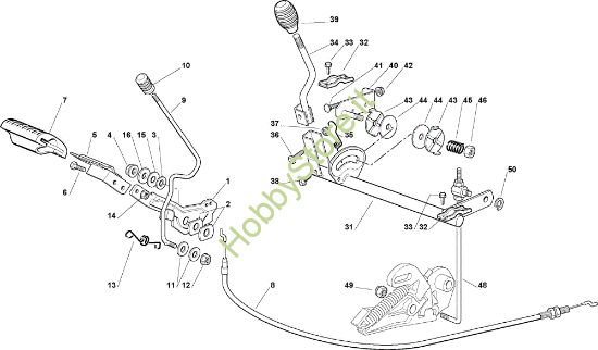 Picture of Comando freno e comando cambio OM 63C/6,5V Cat.2010 Trattorino