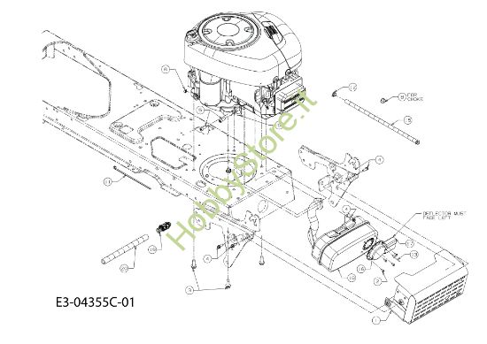 Picture of Motore KROSSER 105/17,5 H Cat. 2010 Trattorino