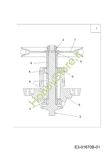 Picture of Supporto lame (2/2) KROSSER 105/22 H Cat. 2010 Trattorino