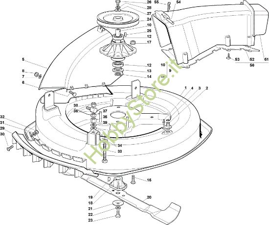 Picture of Piatto di taglio (2) OM 72C/12,5H Cat.2010 Trattorino