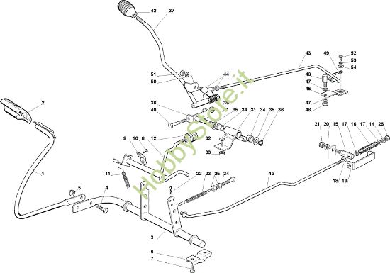 Picture of Comando freno e comando cambio OM 72C/12,5M Cat.2010 Trattorino