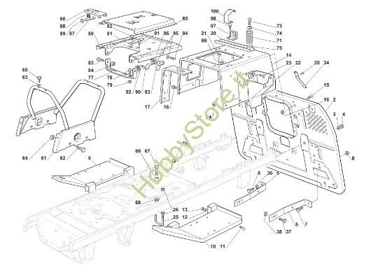 Picture of Telaio OM 102C/18,5H Cat.2010 Trattorino