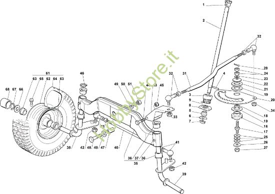 Picture of Sterzo OM 102C/18,5H Cat.2010 Trattorino