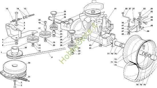 Picture of Trasmissione OM 102C/18,5H Cat.2010 Trattorino