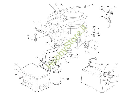 Picture of Motore OM 122C/22H Cat.2010 Trattorino