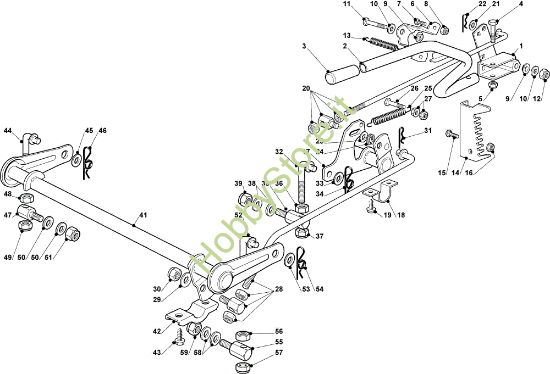 Picture of Sollevamento piatto di taglio OM 93C/13,5M Cat.2010 Trattorino