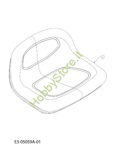 Picture of Sedile TORNADO 95/11,5 T Cat.2010 Trattorino