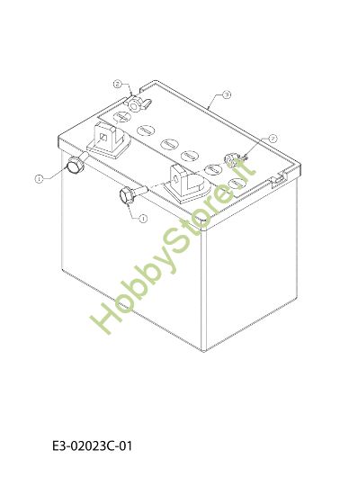 Picture of Batteria TORNADO 108/20 H Cat.2010 Trattorino