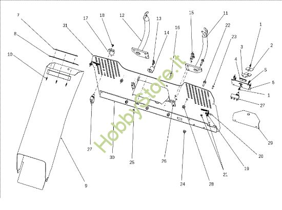 Picture of Raccoglierba OM 106J/17,5H Cat.2010 Trattorino