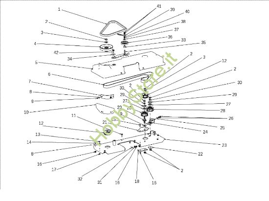 Picture of Piatto di taglio (2/3) OM 106J/18H Cat.2010 Trattorino