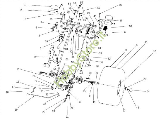Picture of Trasmissione OM 105J/22H Cat.2010 Trattorino (solo per il mercato tedesco)