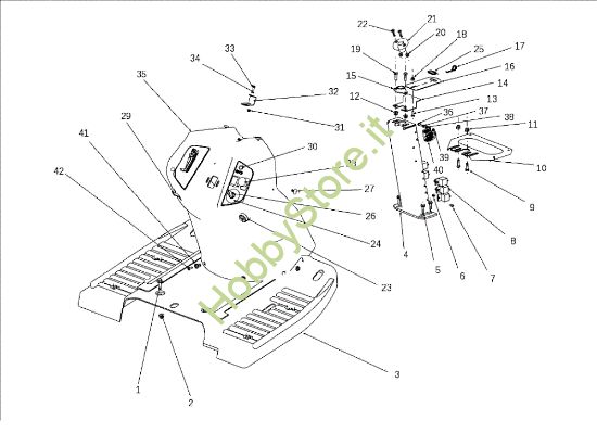 Picture of Cruscotto OM 105J/22H Cat.2010 Trattorino (solo per il mercato tedesco)