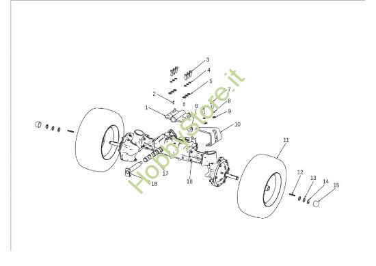 Picture of Assale anteriore OM 106J/24H Cat.2010 Trattorino