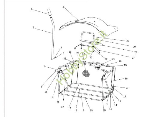 Picture of Sacco raccoglierba OM 106J/24H Cat.2010 Trattorino
