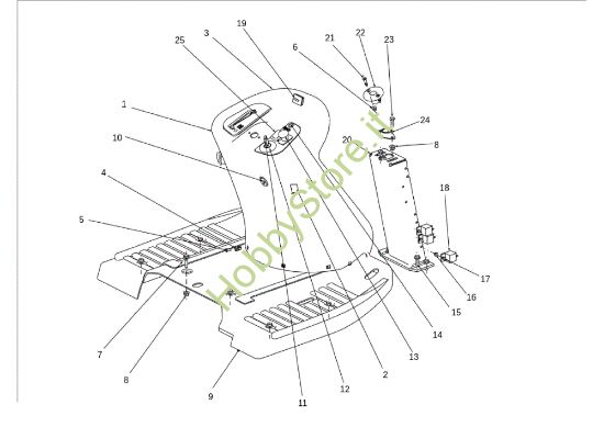 Picture of Cruscotto OM 106J/24H Cat.2010 Trattorino
