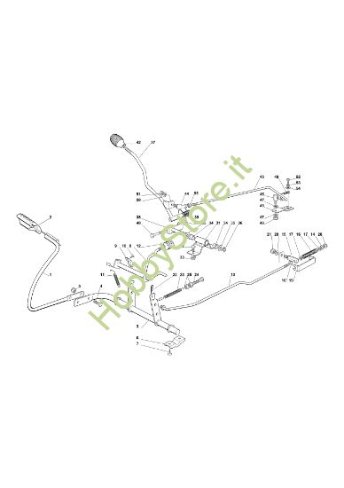 Picture of Comando freno e comando cambio OM 72C/12,5KM Cat.2011 Trattorino