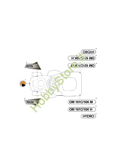 Picture of Etichette (2/2) OM 101C/16K H Cat.2011 Trattorino