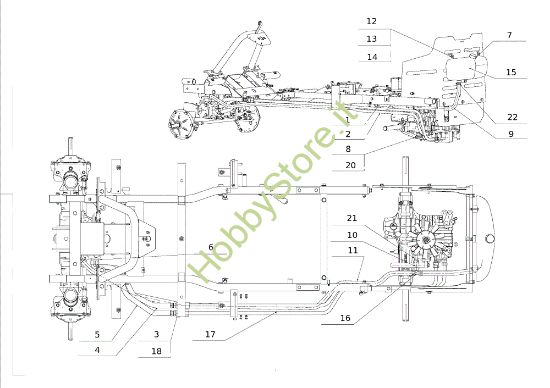 Picture of Circuito idraulico APACHE 92 4x4 EVO Cat.2011 Trattorino