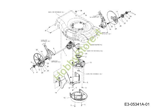 Picture of Assale posteriore G 55 VBX 4-IN-1 Cat. 2011 Rasaerba