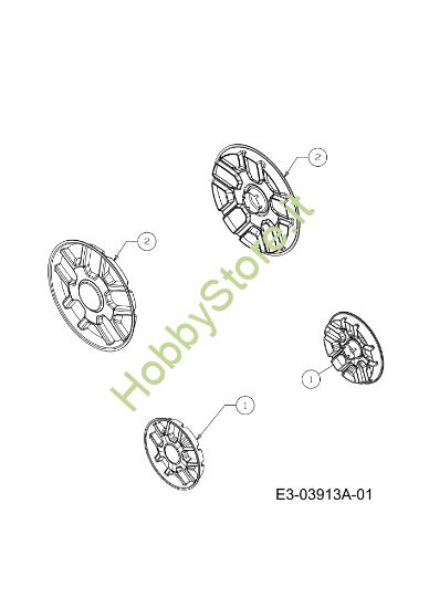 Picture of Copriruote G 55 VBX 4-IN-1 Cat. 2011 Rasaerba