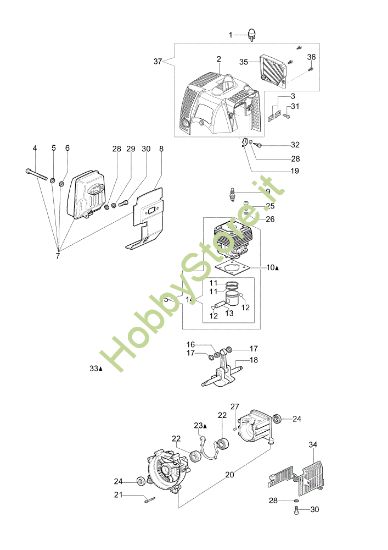 Picture of Motore OM 36 Decespugliatore