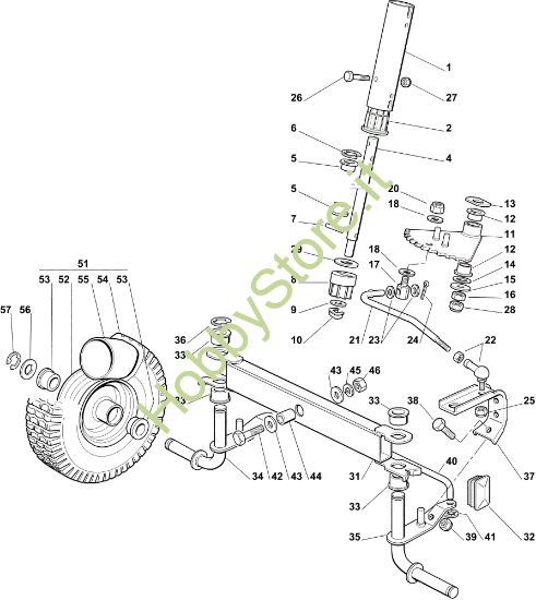 Picture of Sterzo OM 63C/6,5V Cat.2011 Trattorino
