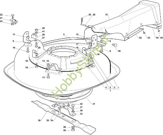Picture of Piatto di taglio (2) OM 63C/6,5V Cat.2011 Trattorino